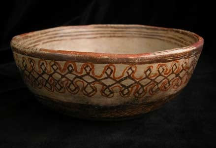 Nayarit Terracotta Polychrome Bowl