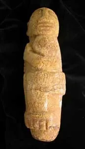 Costa Rican Stone Sculpture of a Man