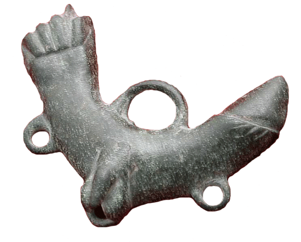 Roman Bronze Mano Fico Amulet