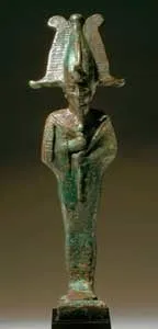 26th Dynasty Bronze Sculpture of Osiris