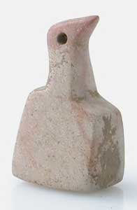 Bird Effigy Votive Seal With An Intaglio