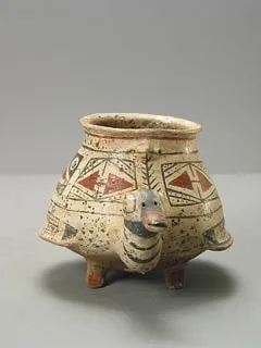 Polychrome Jar in the form of a Duck