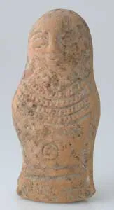 Late Roman/Early Byzantine Terracotta Sculpture of a Stylized Human