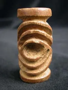 Roller Stamp with Spiral Motif