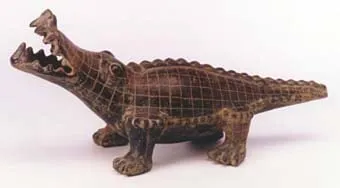 Terracotta Sculpture of a Crocodile