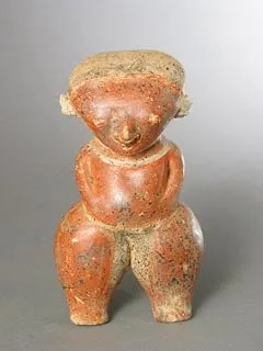Chinesco Style (Type C) Nayarit Terrcotta Standing Figure