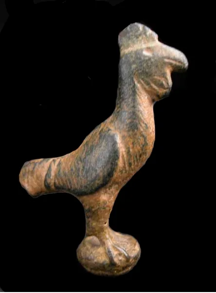 Roman Bronze Sculpture of a Rooster