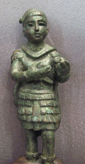 Roman Bronze Statuette of a Priest