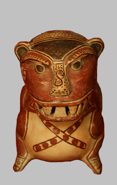 Guanacaste Terracotta Sculpture of a Jaguar