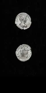 Silver Denarius of Geta Struck While Caesar