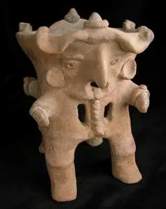 Colima Janiform Incensario