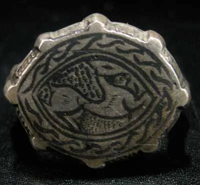 Silver Ring with Animal Motif