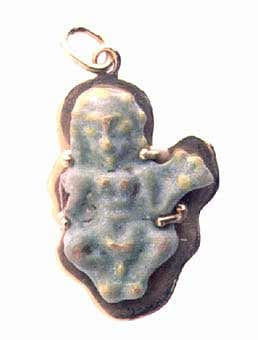 Egyptian Green Faience Amulet