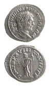 Silver Denarius of Emperor Caracalla