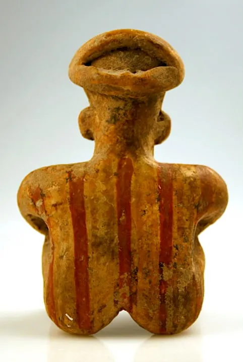 Nayarit Sculpture of a Seated Man