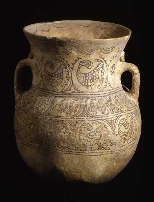 Painted Terracotta Vessel