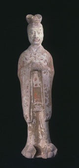 Tang Terracotta Polychrome Civil Official