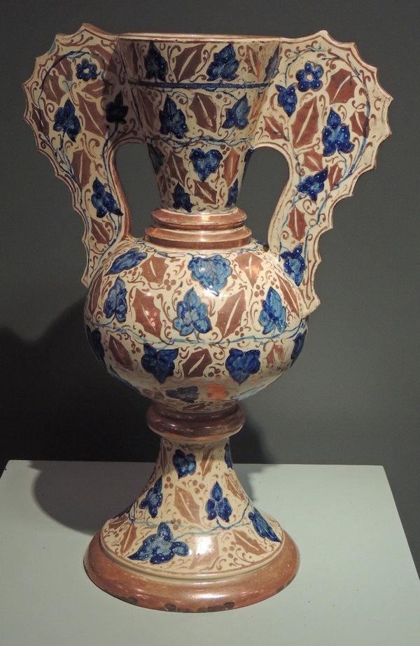 Hispano-Moresque amphora-type vase