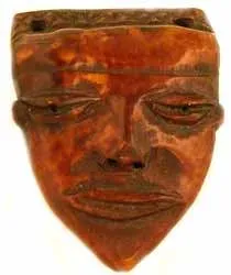 Pende Ivory Ikhoko Mask Pendant