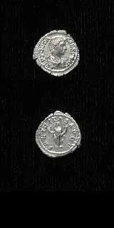 Silver Denarius of Geta Struck While Caesar