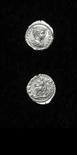 Silver Denarius of Geta Struck While Caesar