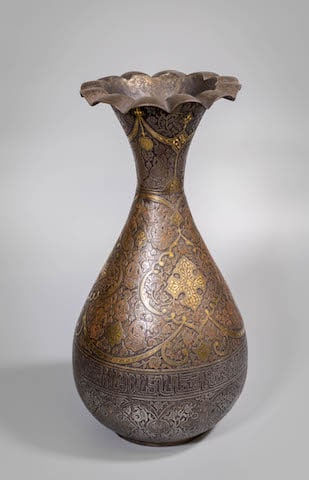 Qajar Steel Vase