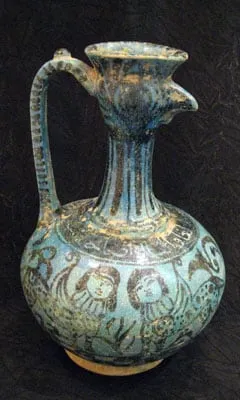 Glazed Bird-Head Ewer