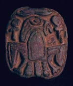 New Kingdom Stone Amulet Depicting a Falcon