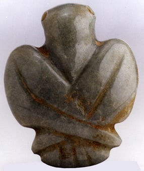 Guanacaste-Nicoya Jade Pendant of a Bird