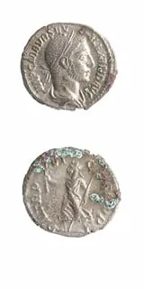 Silver Denarius of Emperor Severus Alexander