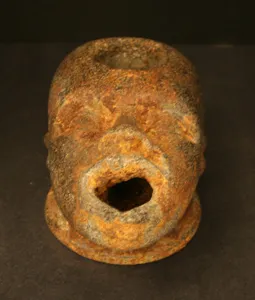 Roman Iron Oil Lamp