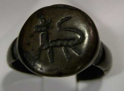 Roman Bronze Seal Ring