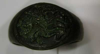Roman Bronze Seal Ring
