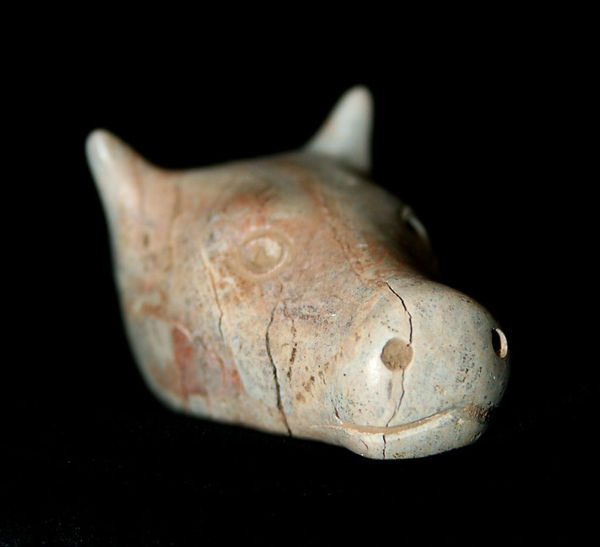 Neolithic Dikite Bull's Head Amulet