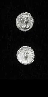 Silver Denarius of Geta Struck While Caesar