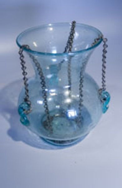 Glass Lamp with Chain