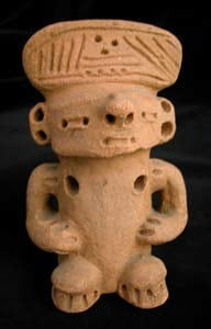 Mayan Seated Votive Sculpture