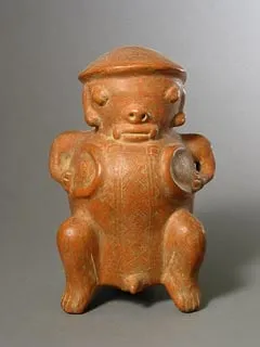 Terracotta Sculpture of a Hunchback
