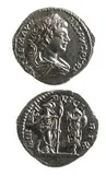 Silver Denarius of Emperor Caracalla