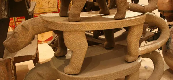 Basalt Metate in the Form of a Jaguar