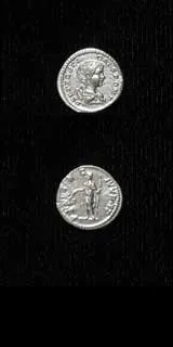 Silver Denarius of Geta Struck While Caesar