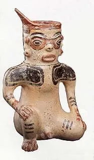 Seated Male Effigy Vessel