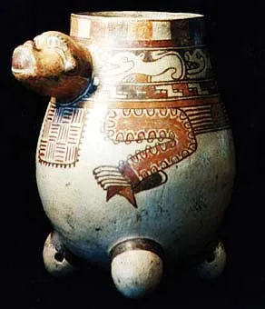Guanacaste-Nicoya Monkey Effigy Vessel