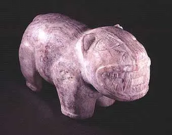 Stone Sculpture of a Jaguar