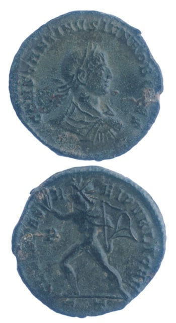 Bronze Follis of Constantine II Struck While Caesar