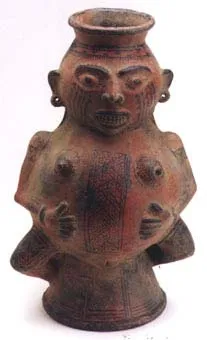 Terracota Female Effigy Vessel