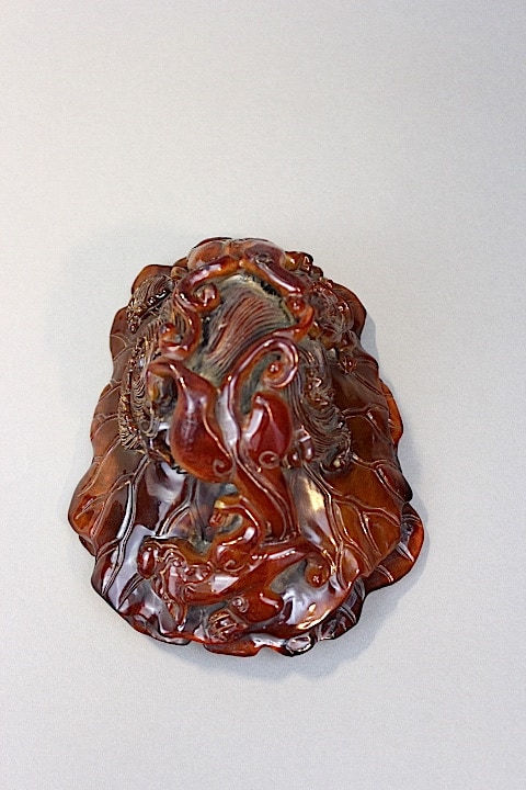 A Ming carved rhinoceros horn libation cup