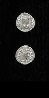 Silver Denarius of Geta Struck While Caesar