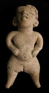 Mayan Sculpture Of A Pregnant Woman