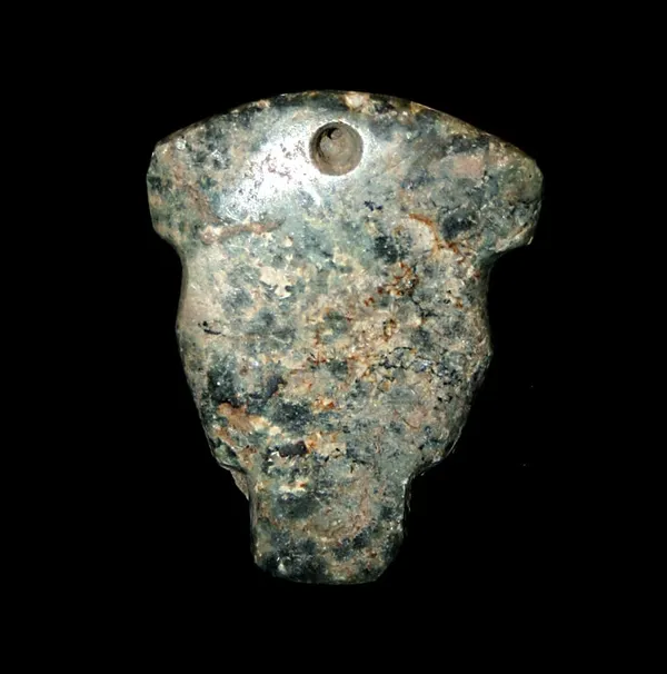 Mezcala Stone Head Amulet